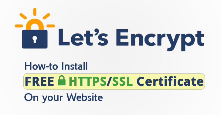 How to install free ssl let's encrypt