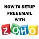 How to setup custom domain email with Zoho