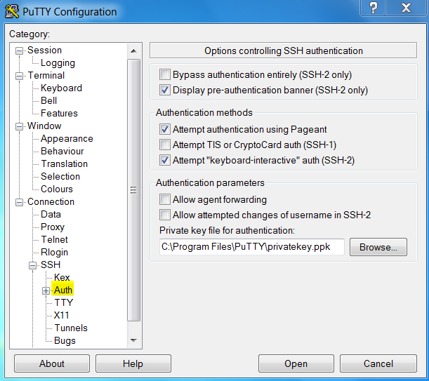 Putty удалить host key windows