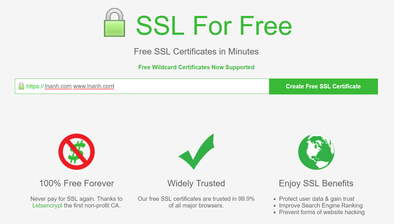 ssl for free 1