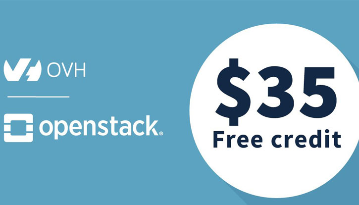 Free 35 dollar credit at OVH